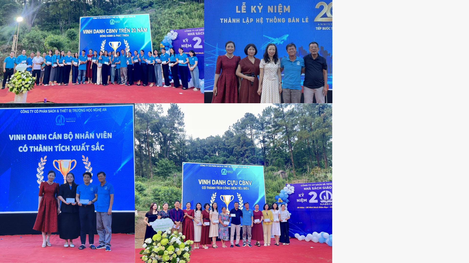 Vinh danh cán bộ nhân viên công ty